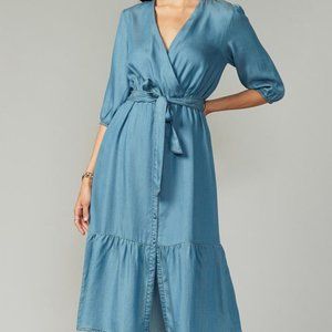 💥 S O L D 💥 Greylin Denim Midi Dress